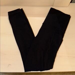 Salutation 7/8 Athleta Black Leggings